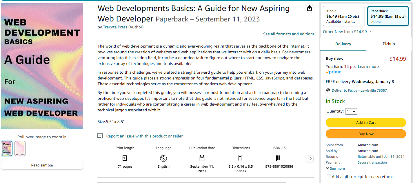Web Developments Basics: A Guide for New Aspiring Web Developer